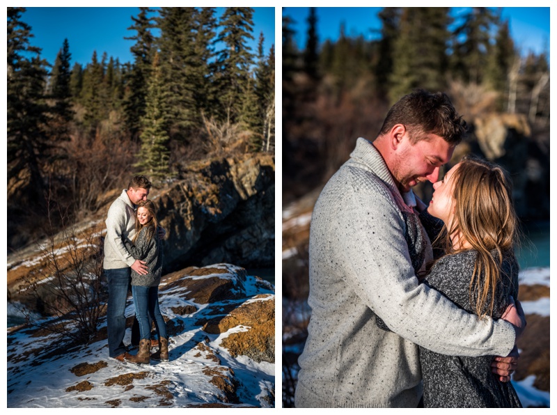 Mountain Engagement Photography Canmore