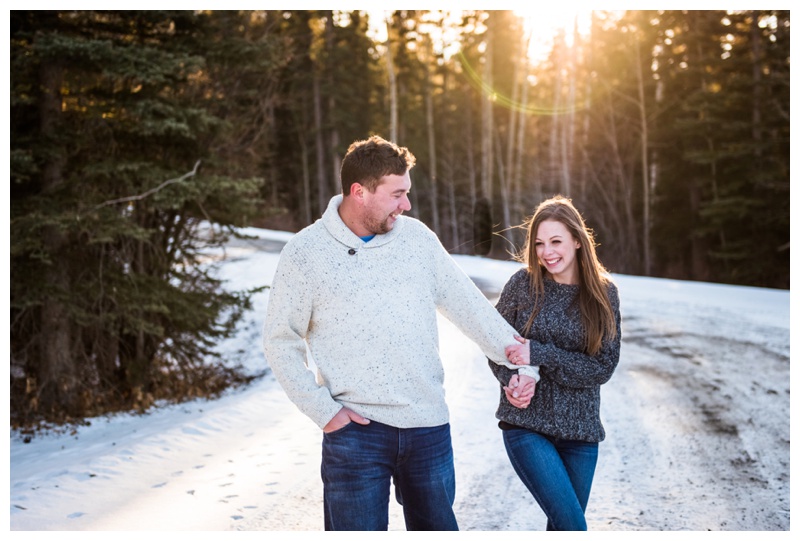 Rocky Mountain Engagement Photos Canmore