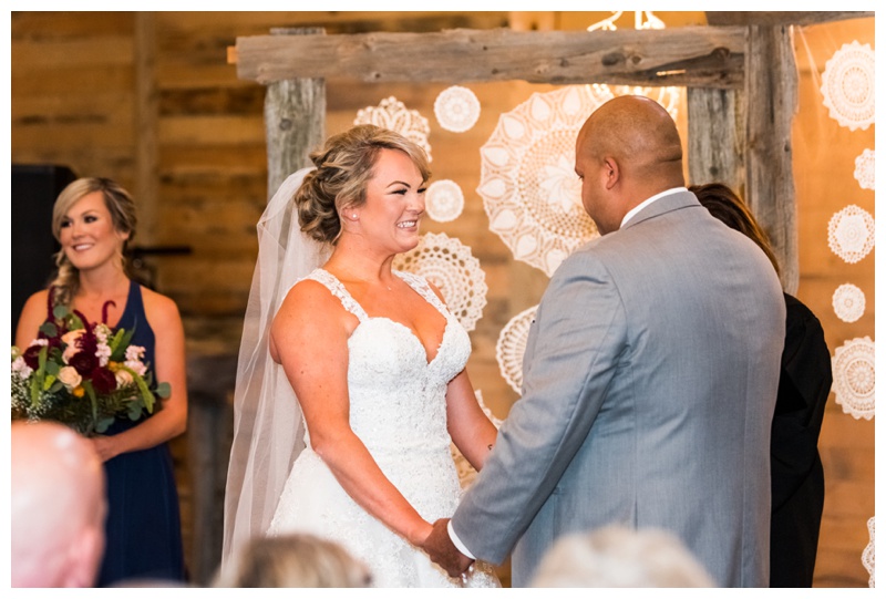 Wedding Ceremony Photography - Olds Willow Lane Barn