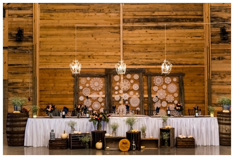 Willow Lane Barn Wedding Reception