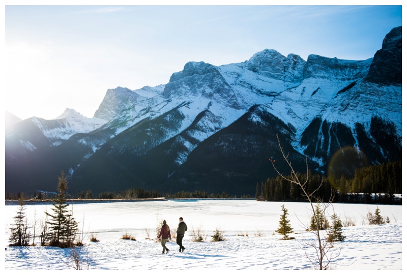 Canmore Mountain Proposal Photography