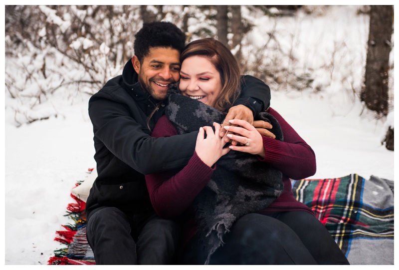 Kananaskis Winter Engagement Session