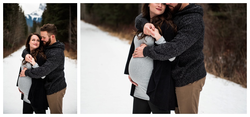 Rocky Mountain Maternity Photography Canmroe Alberta