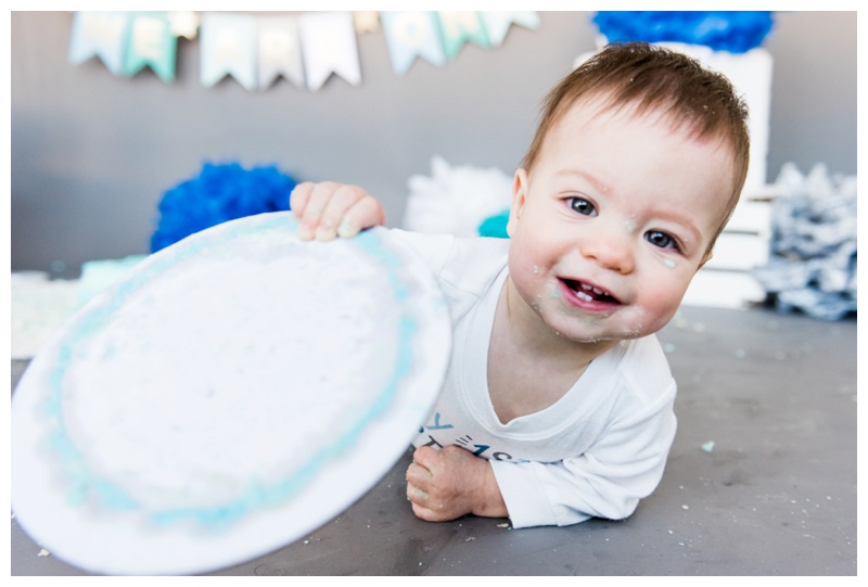 Twins First Birthday Cake Smash Calgary Alberta