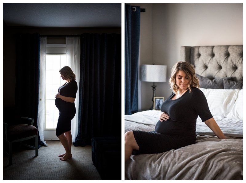 At Home Maternity Session Calgary