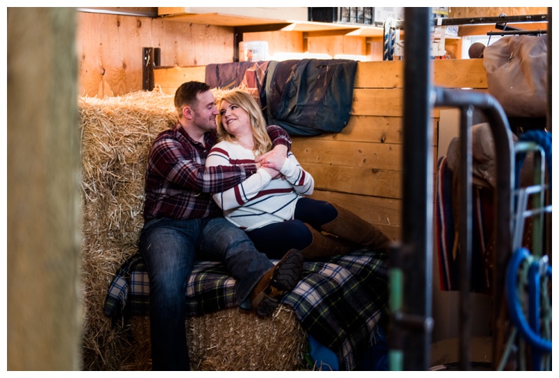 Barn Engagement Photos Calgary