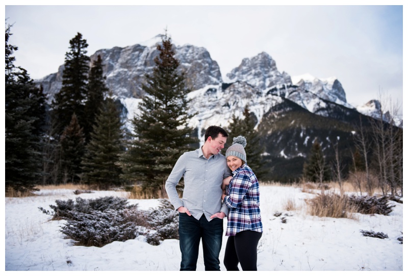 Canmore Quarry Lake Engagement Photos