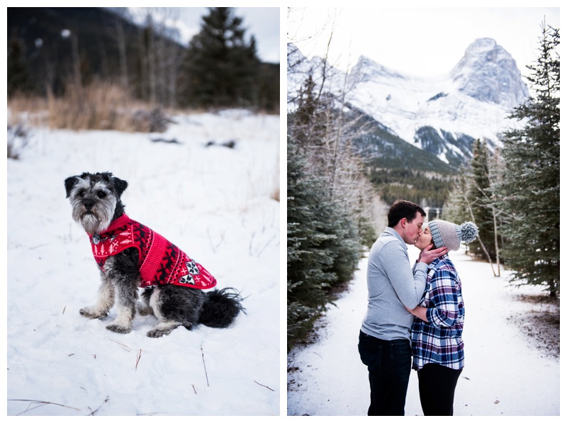 Engagement Photos With Dogs - Canmroe Alberta