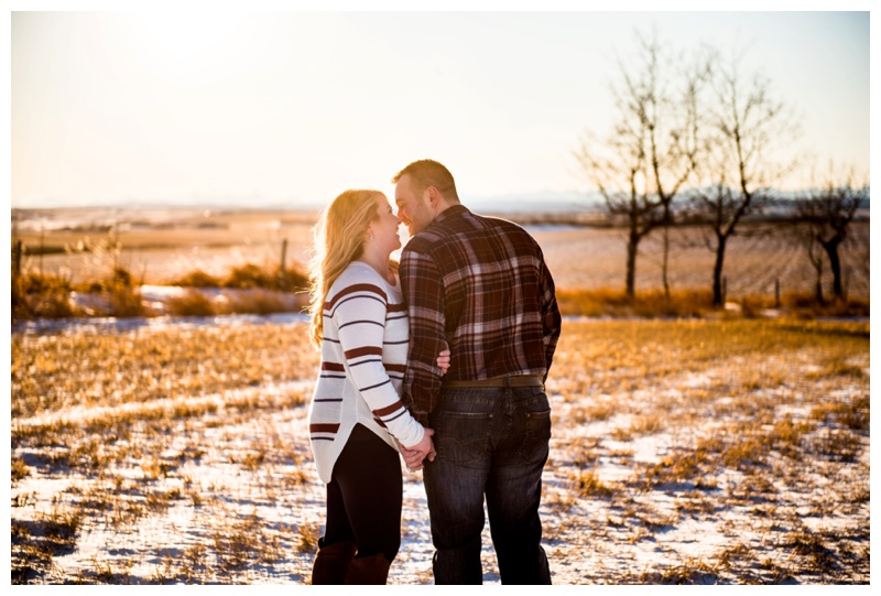 Farm Engagement Photos - Calgary Engagement Photohgrapher