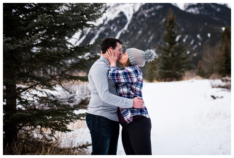 Rocky Mountain Wedding Proposal Canmore