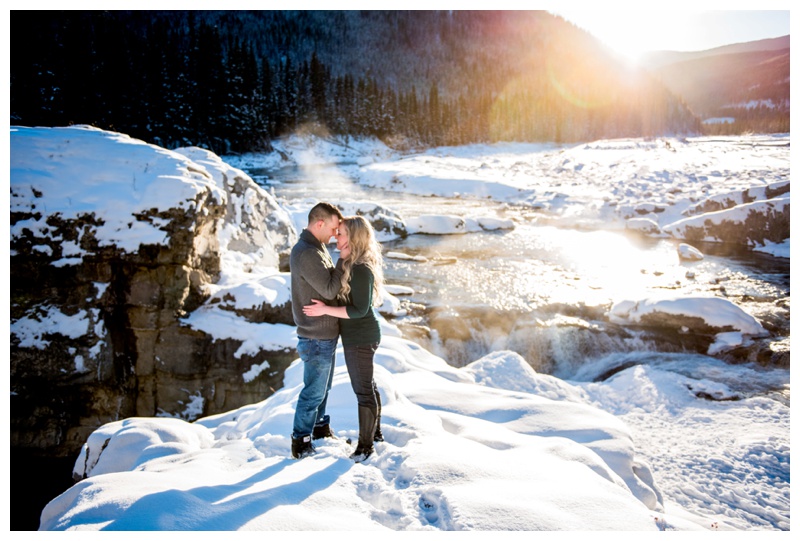 Mountain Engagement Photography Canmore
