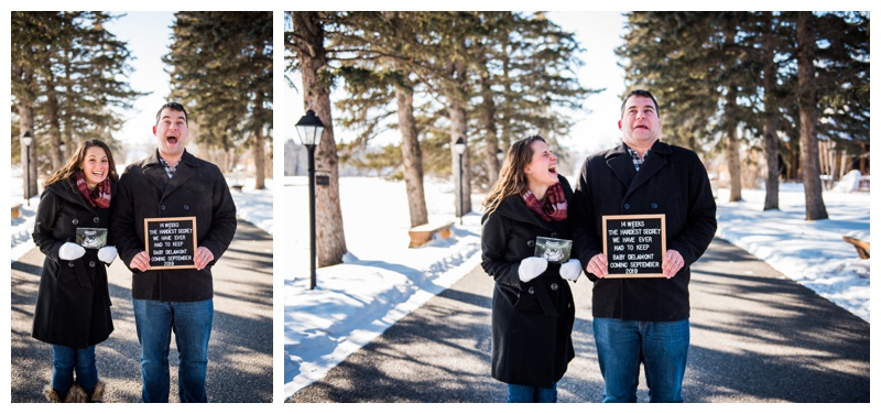 Calgary Baby Announcement Photographer