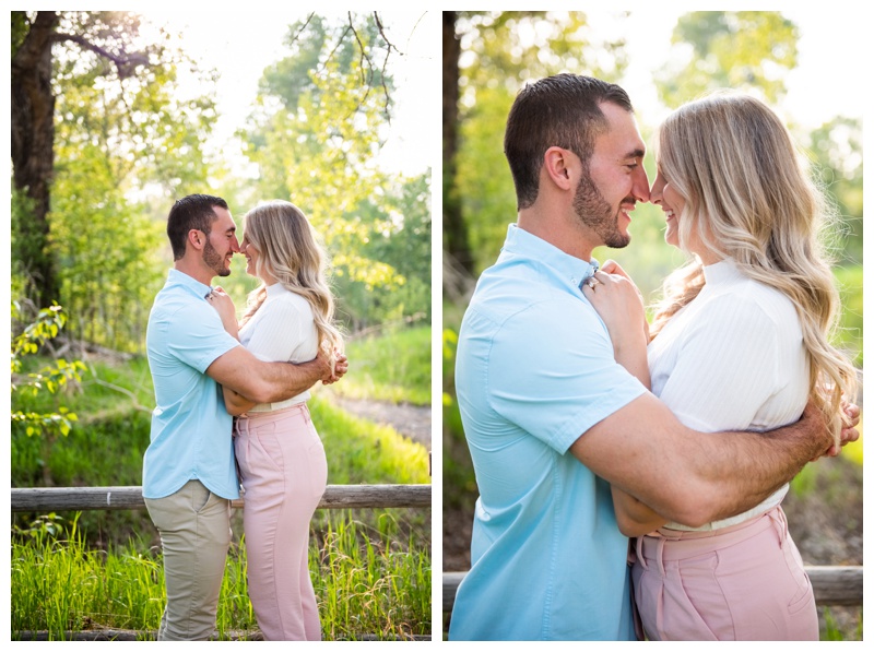 Calgary Pearce Estate Park Engagement Photographer