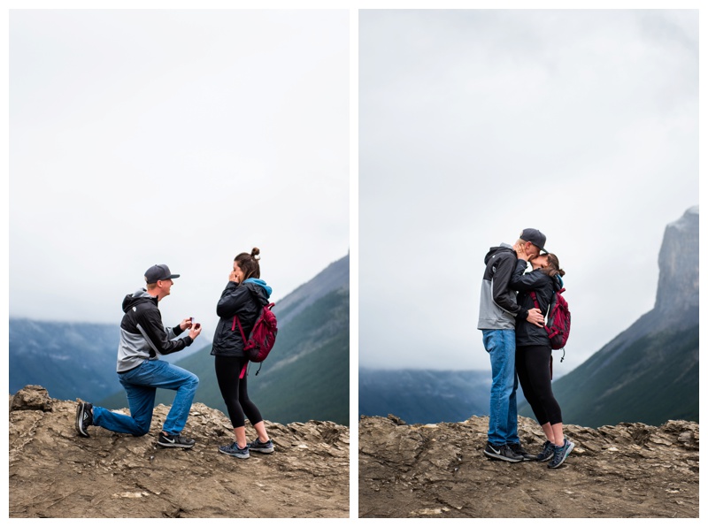 Lake Minniwanka Banff Proposal Photographer