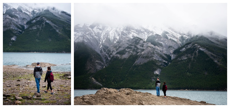 Lake Minniwanka Banff Proposal Photography