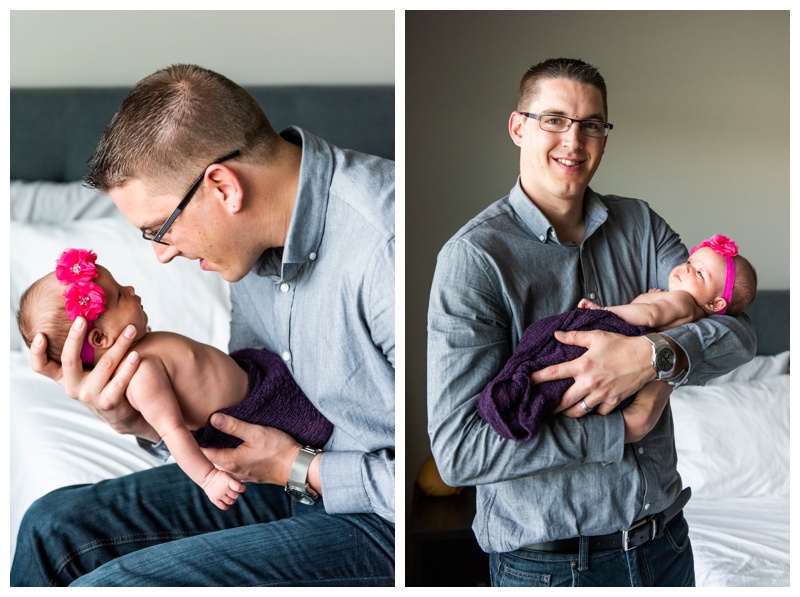 At home Newborn Photographers Calgary