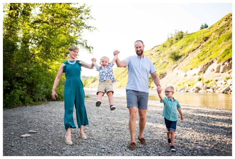 Calgary Sandy Beach Park Family Photography