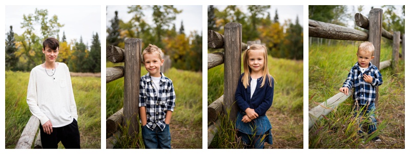 Autumn Fish Creek Park Family Session Calgary