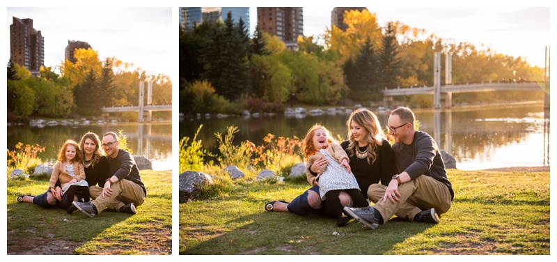 Calgary Prince's Island Park Family Photographers