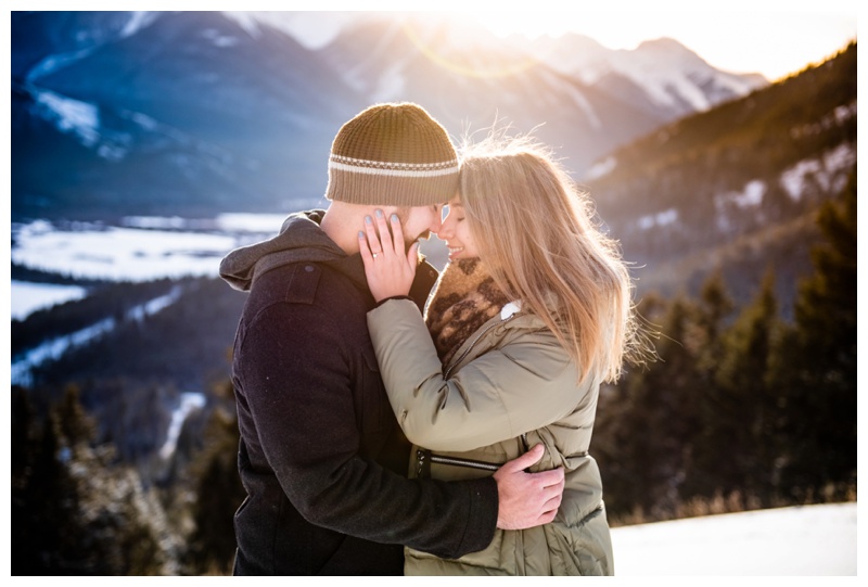 Banff Winter Wedding Proposal Photographers