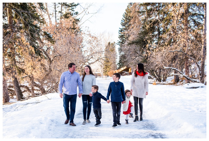 Winter Family Photos Calgary