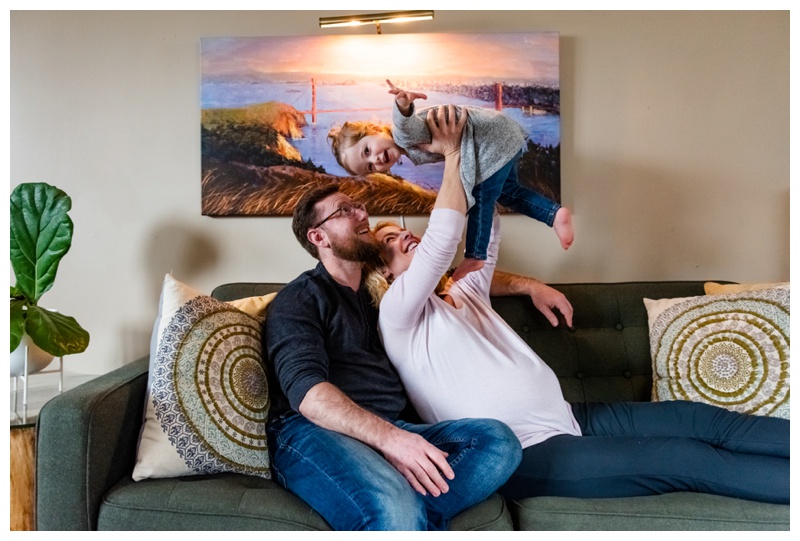 Calgary In Home Family Maternity Photographer