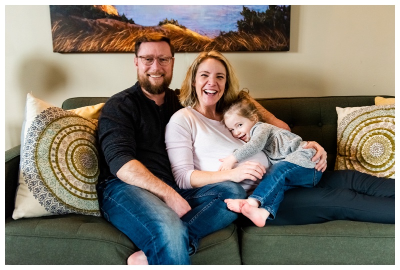 Calgary In Home Family Maternity Photography