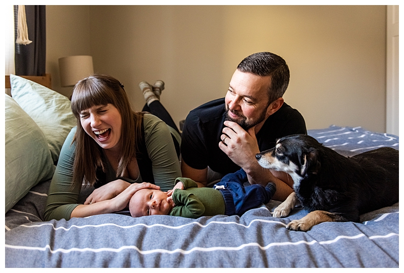 High River At Home Newborn Session