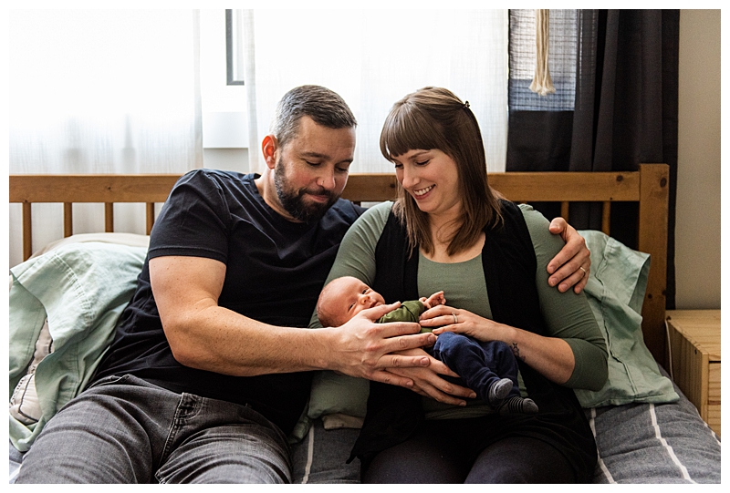 High River In Home Newborn Session