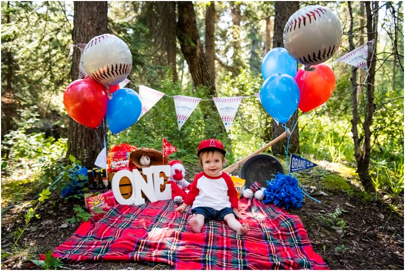 Baseball Theme First Birthday Cake Smash