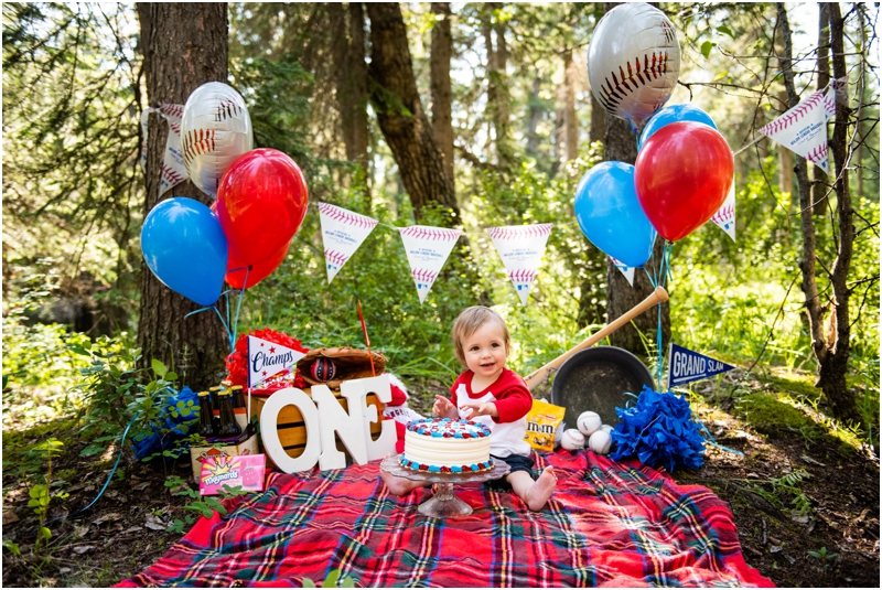 Calgary First Birthday Cake Smash Photographer