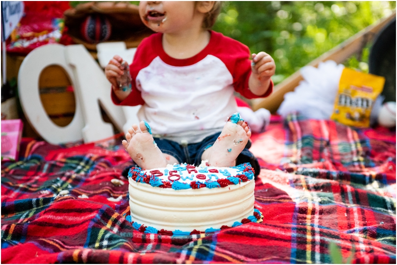 Calgary First Birthday Cake Smash Photographers