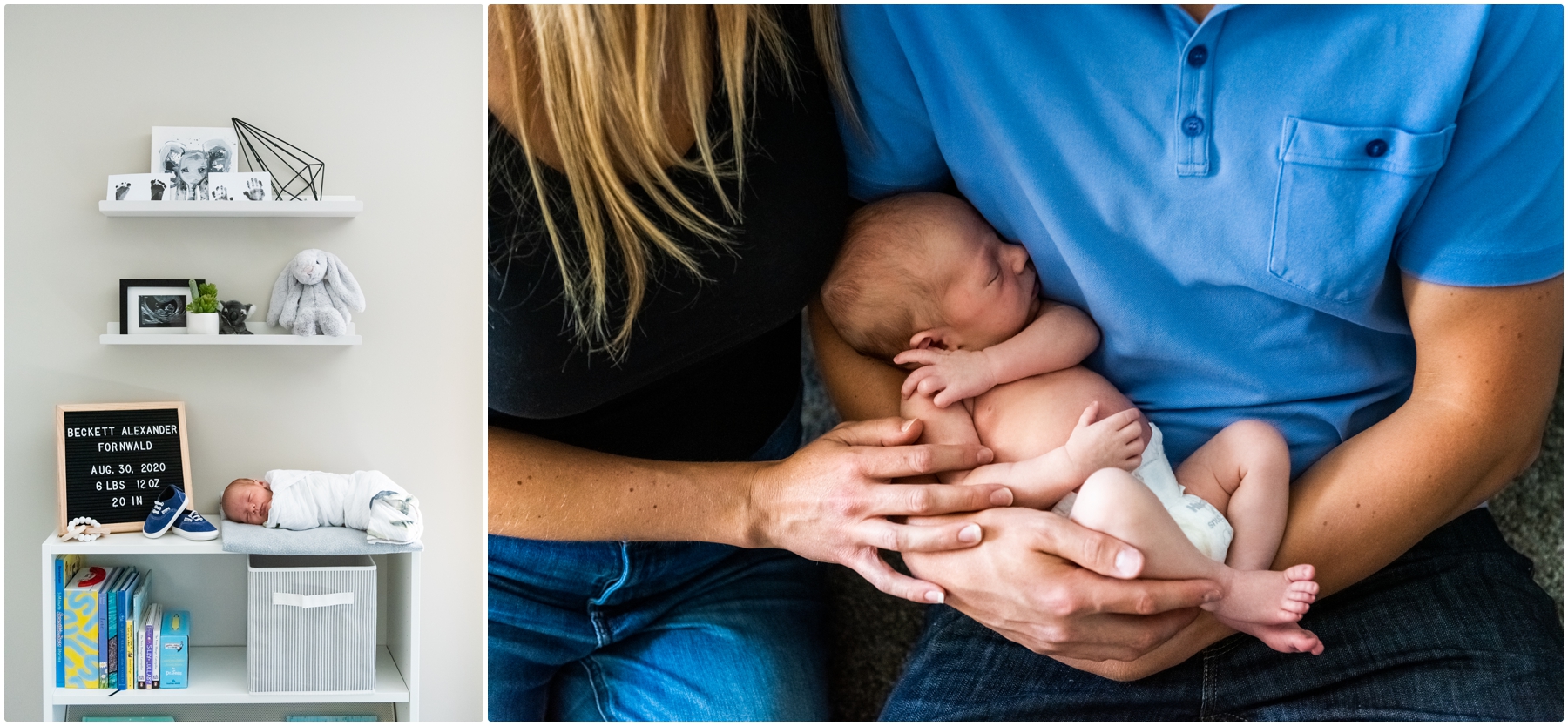 Calgary Alberta Lifestyle Newborn Photographer- At Home Newborn Session