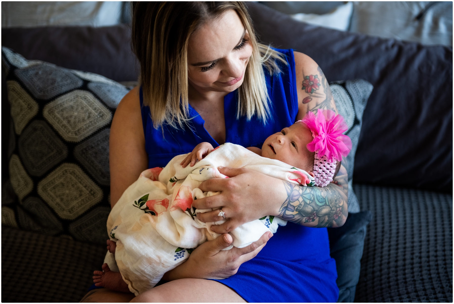 Calgary Lifestyle Newborn Photos