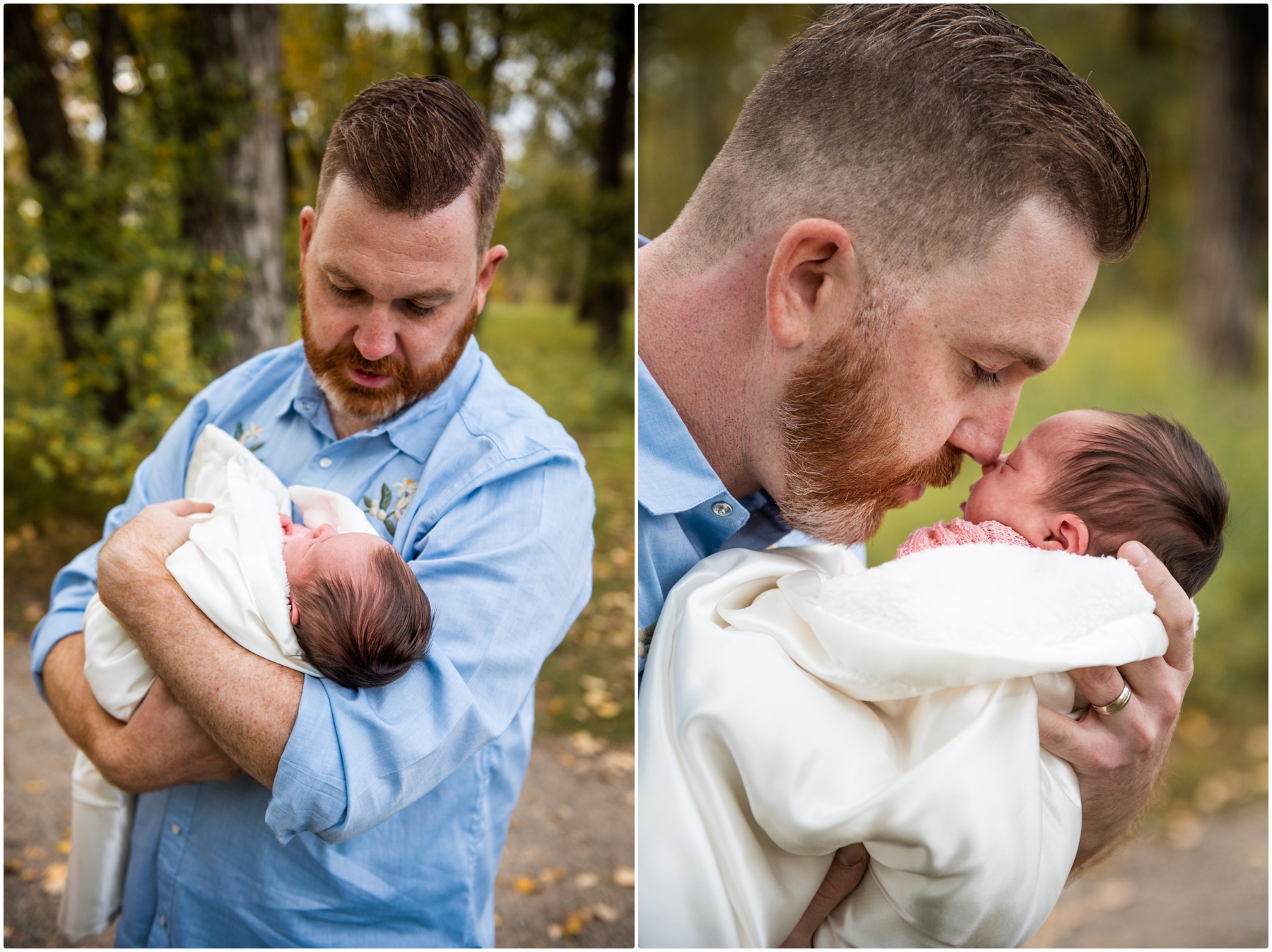 Calgary Outdoor Fall Newborn Photographer