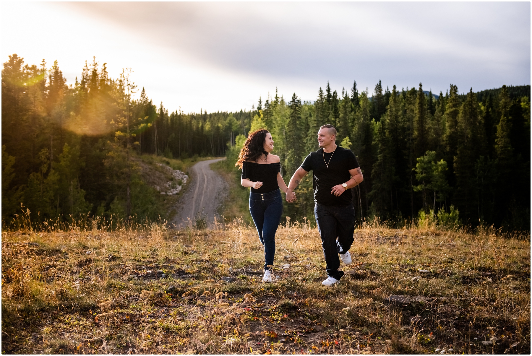 Elbow Falls Engagement Photography - Calgary Wedding Photographers