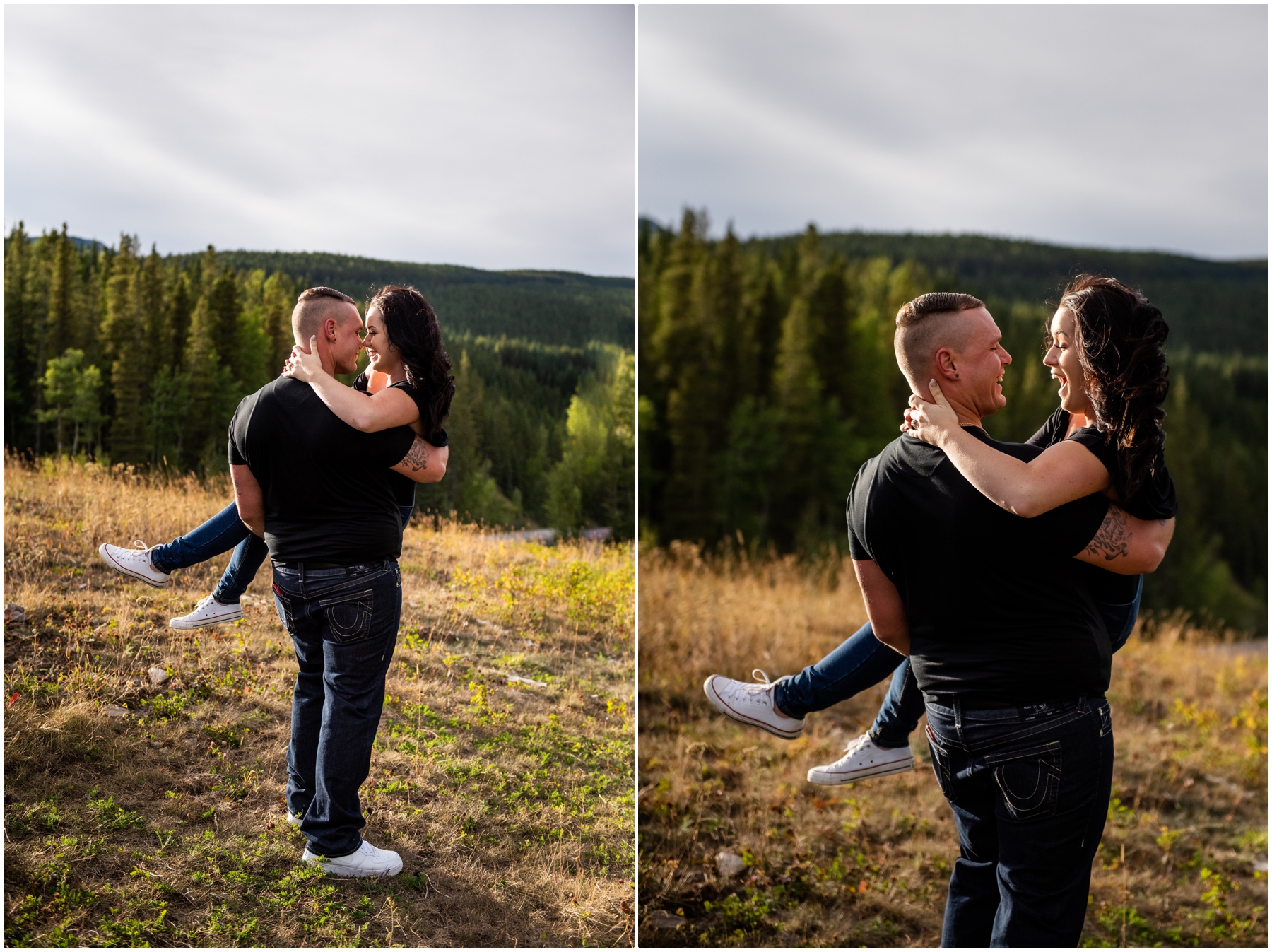 Elbow Falls Engagement Photos - Calgary Wedding Photographers