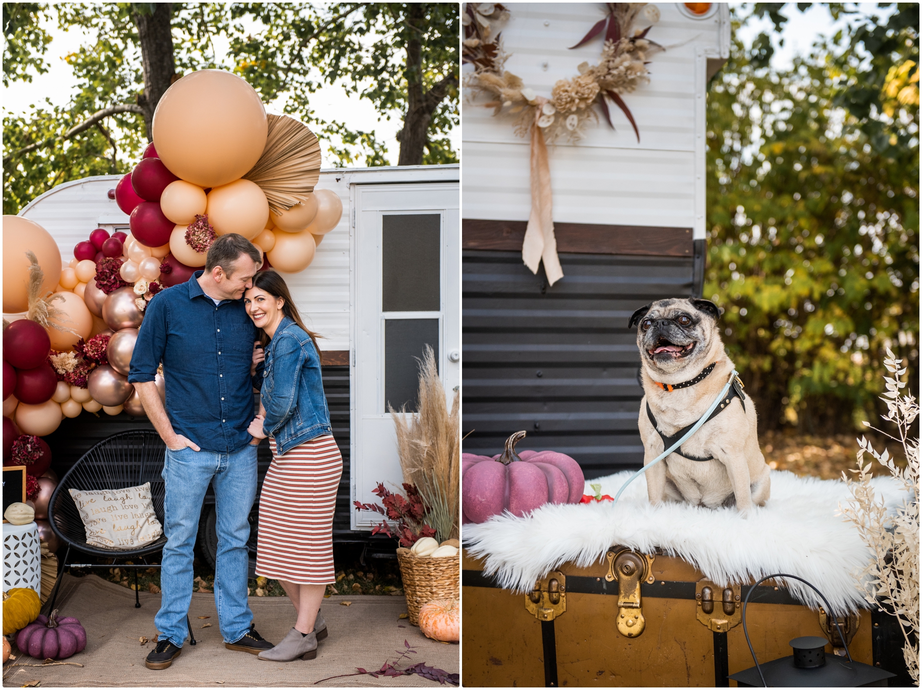 Autumn Happy Camper Mini Session Calgary Alberta