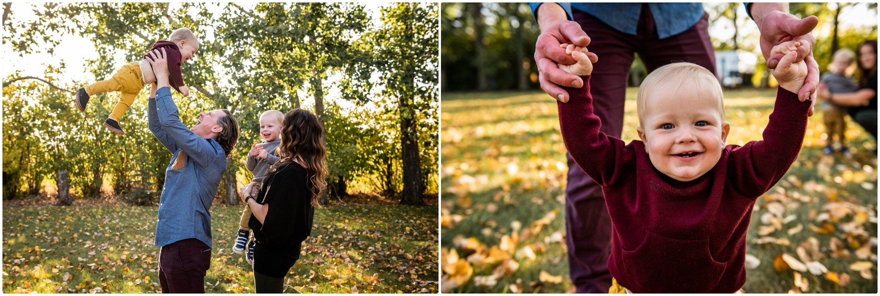 Autumn Happy Camper Photo Session Calgary - Fall Mini Session Photography