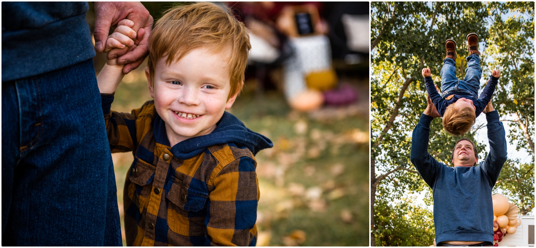 Autumn Happy Camper Photography Session Calgary - Fall Mini Session Photographer