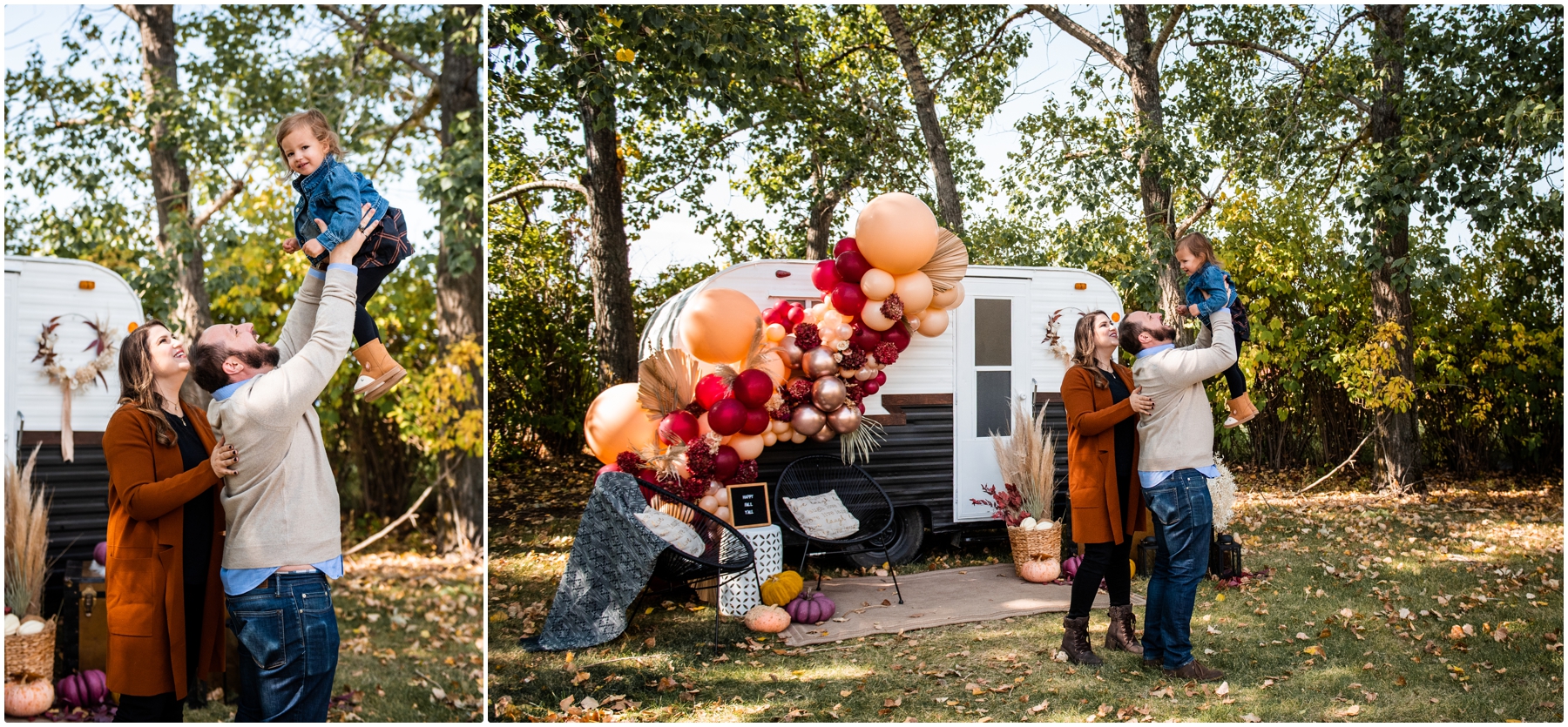 Calgary Mini Session Photography - Autumn Happy Camper