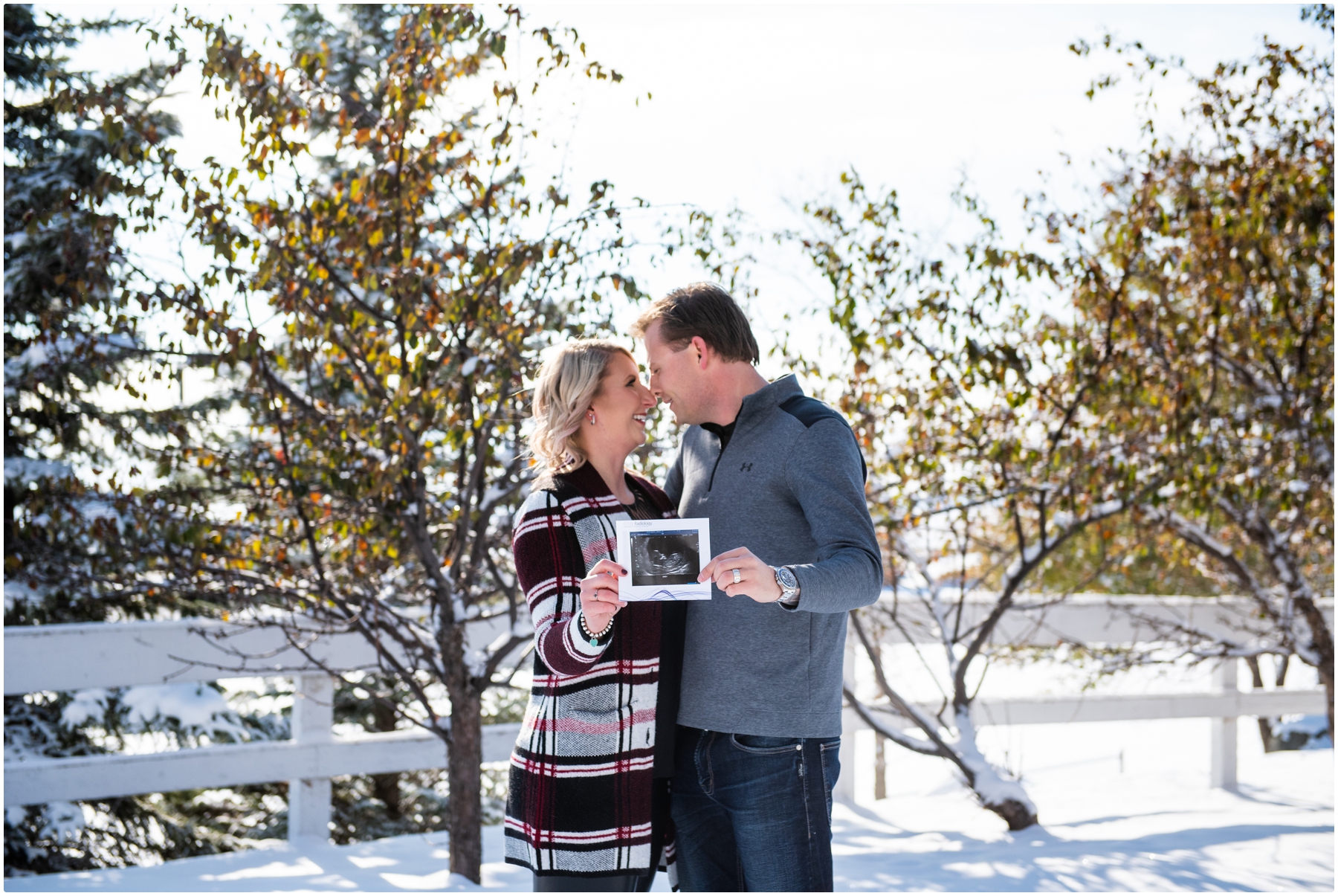 Calgary Pregnancy Announcement Photographers