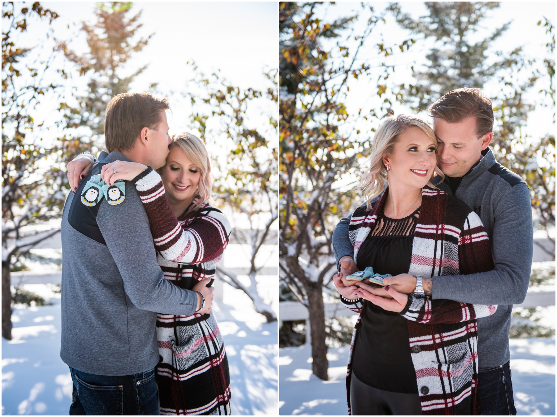 Calgary Pregnancy Announcement Photography