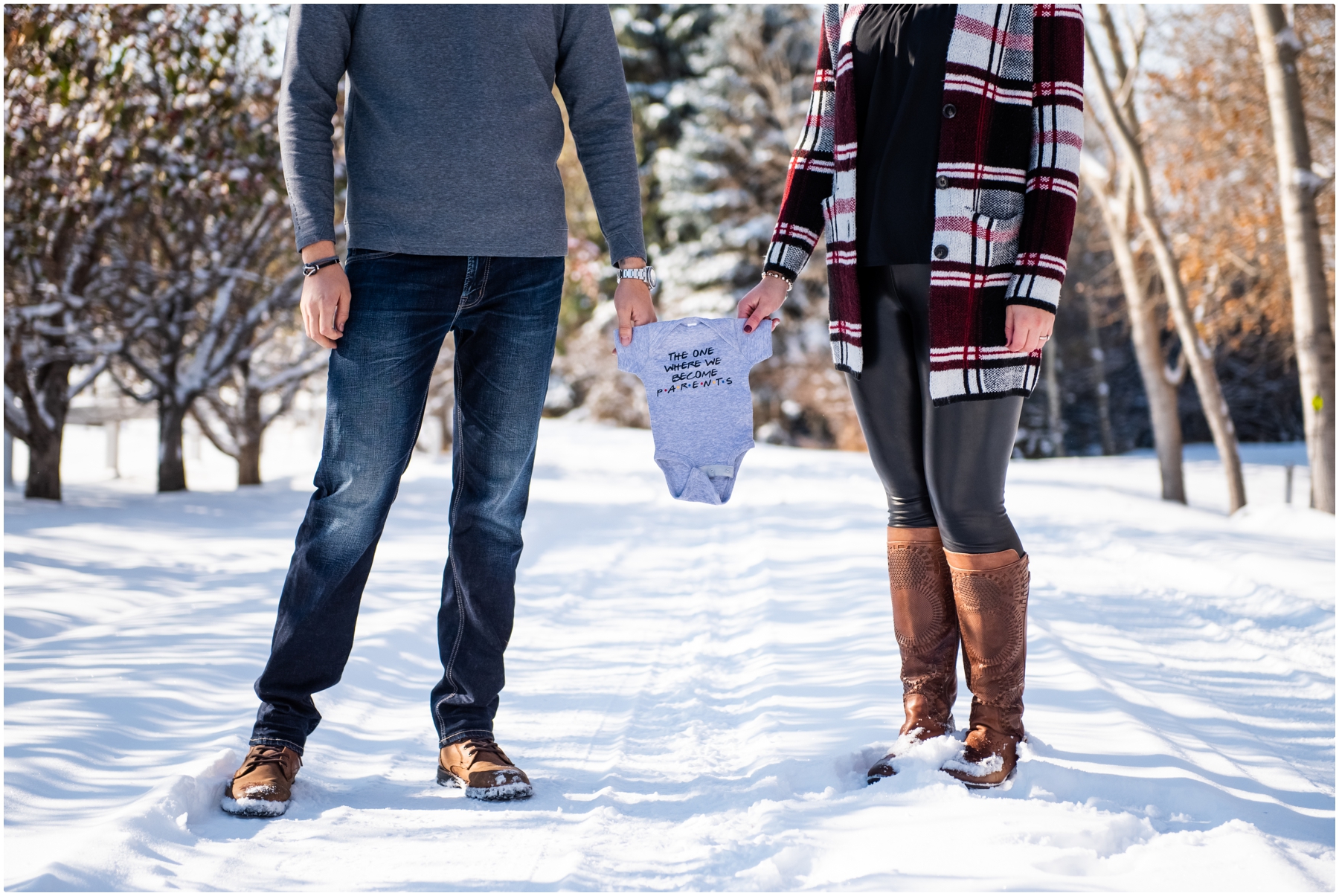 Calgary Pregnancy Announcement Photos