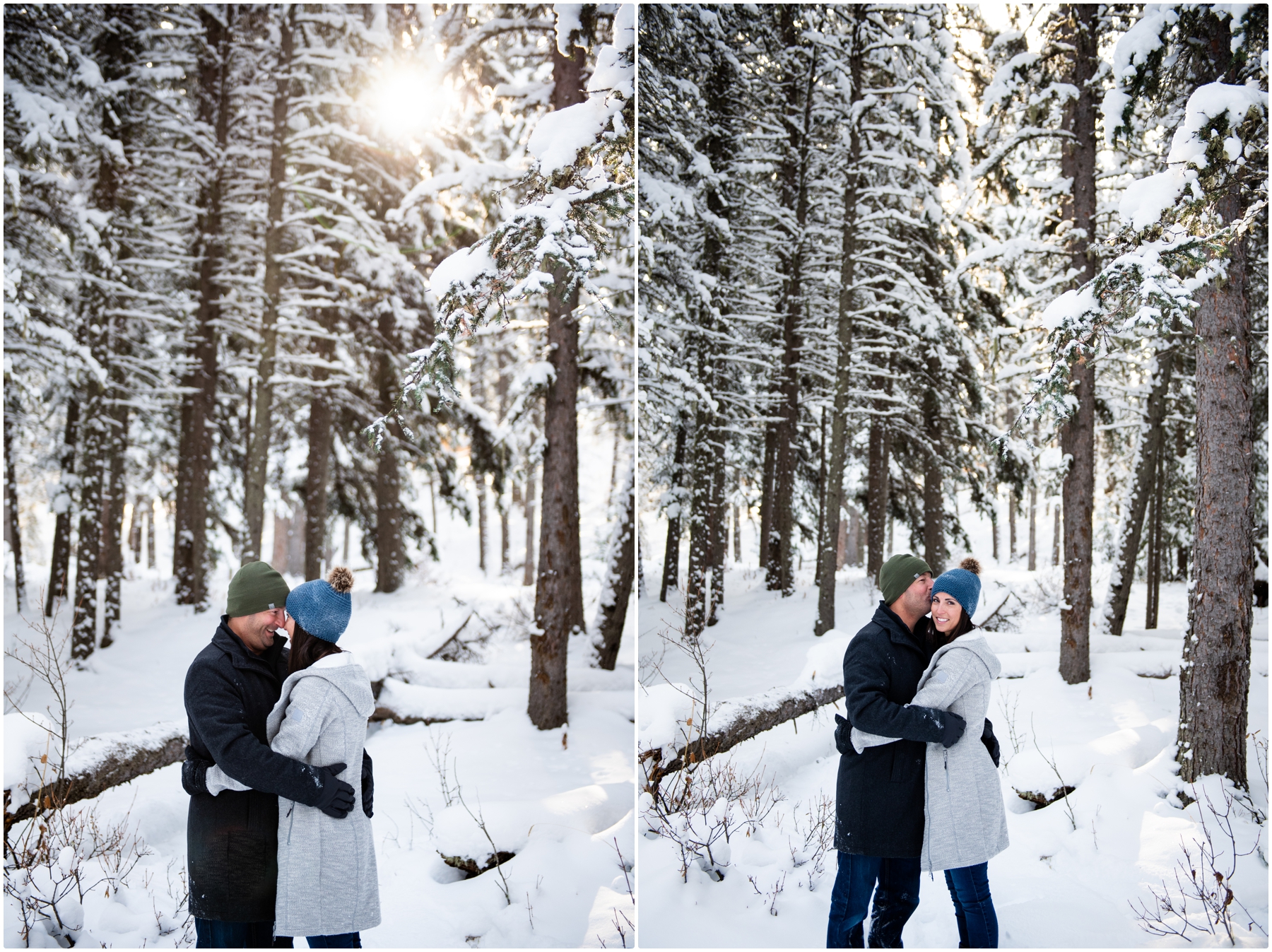 Calgary Winter Couple Photography Session