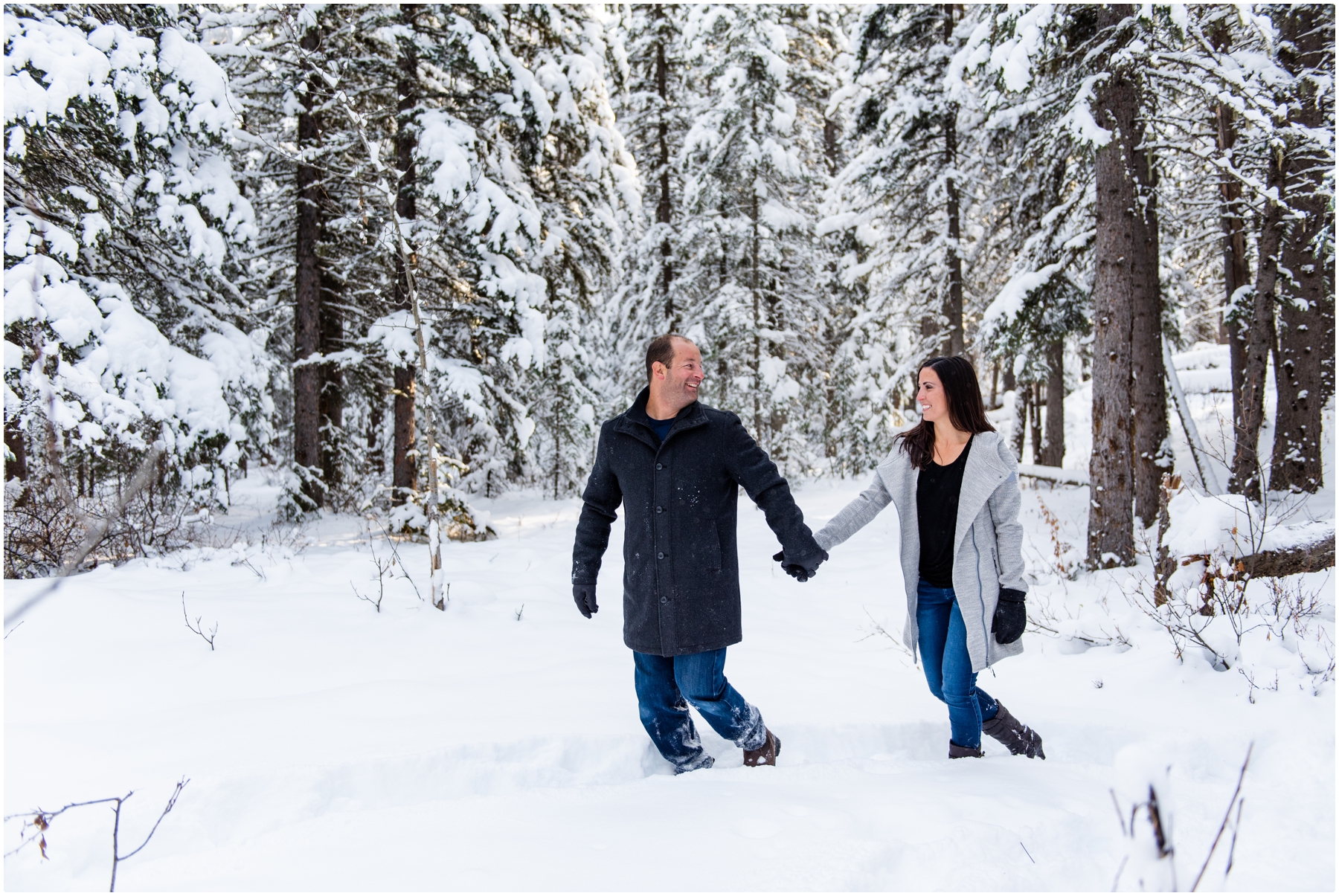 Calgary Winter Couple Photography