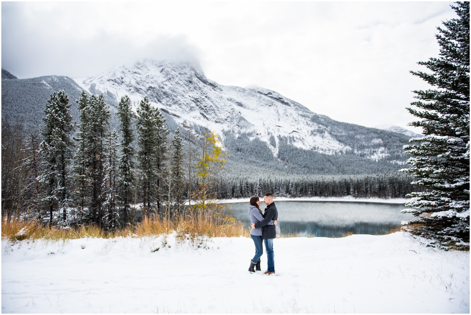 Mountain Winter Engagement Session
