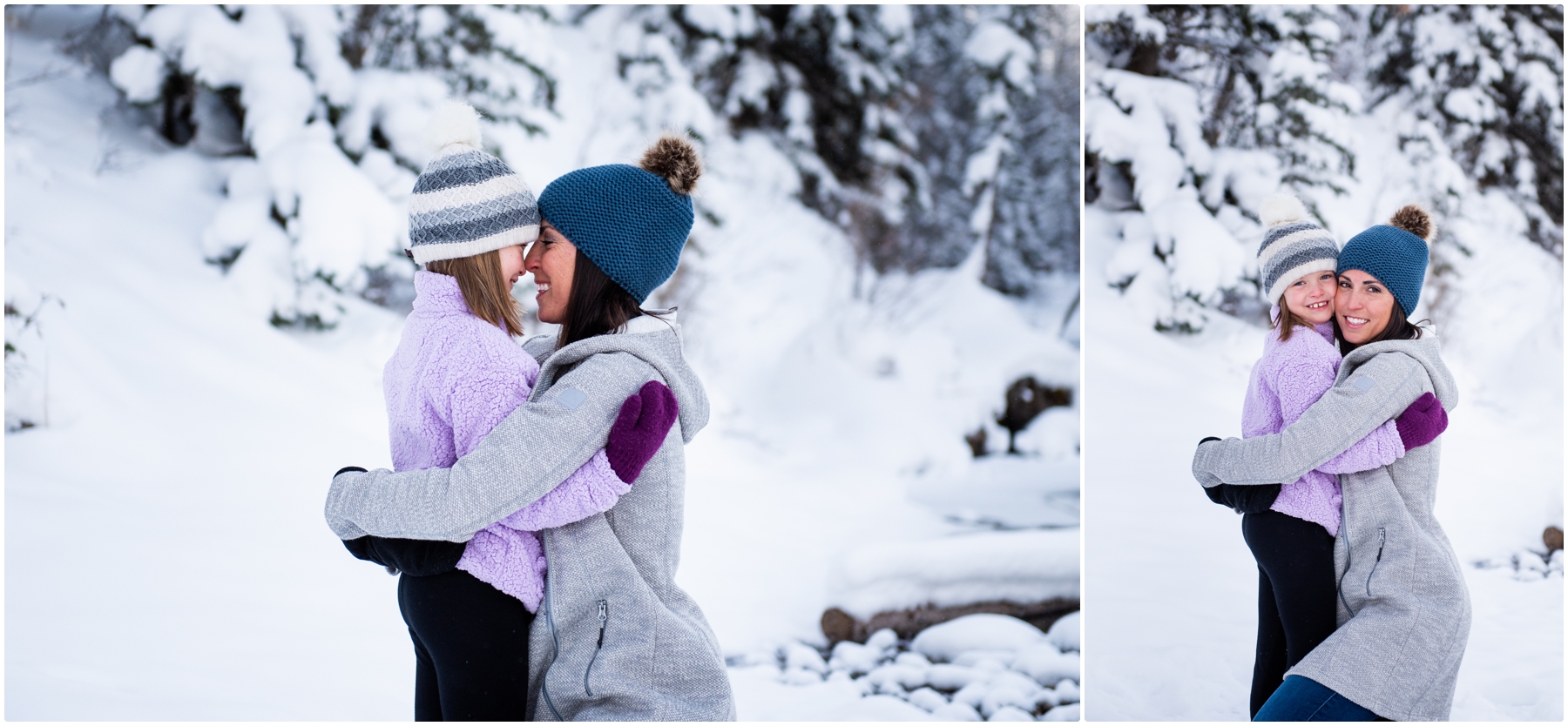 Winter Bragg Creek Family Photographer