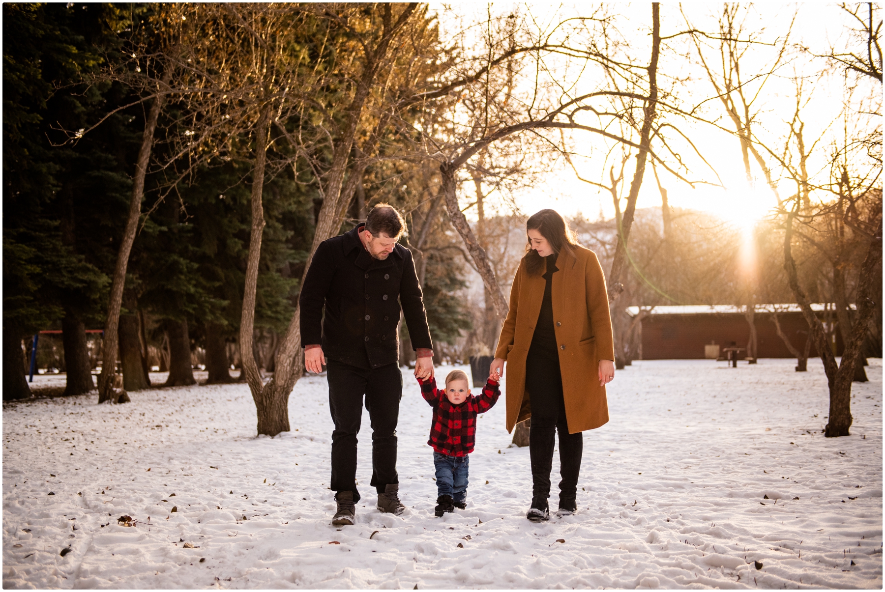 Winter Family Photos Calgary