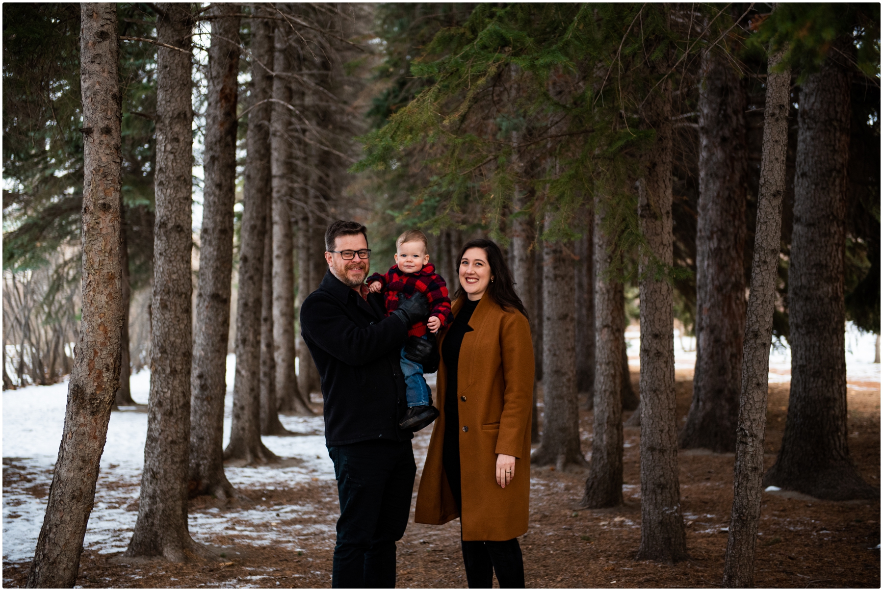 Winter Edworthy Park Family Photos